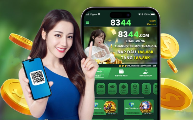 Hình ảnh quảng cáo của hot54 hiển thị nền tảng và các lợi ích