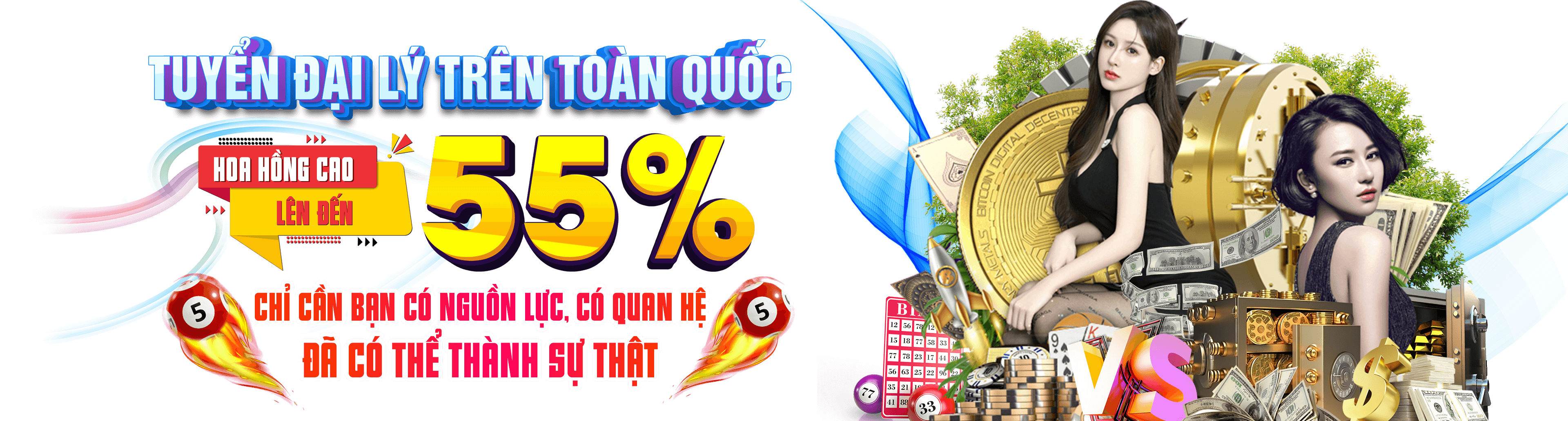 Hình ảnh quảng cáo của hot54 hiển thị nền tảng và các lợi ích