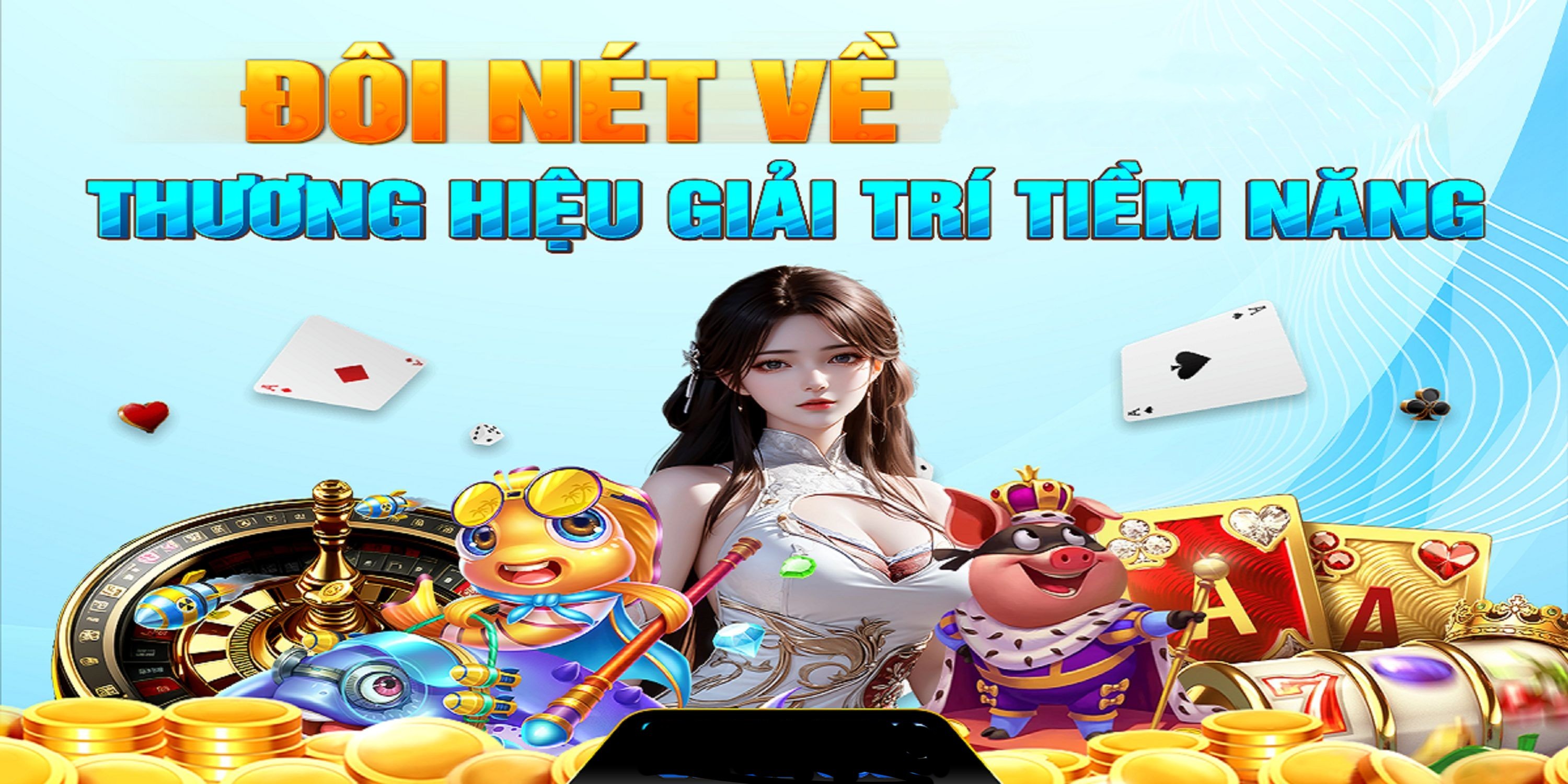 Hình ảnh quảng cáo của hot54 hiển thị nền tảng và các lợi ích